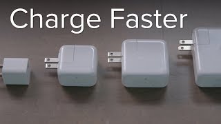 iPhone power adapters tested Charge your iPhone faster [upl. by Ahsinauq]