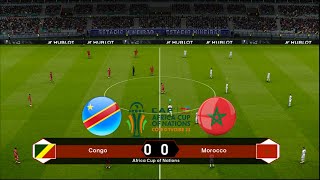 MORROCCO VS CONGO DR  AFCON 2023 MATCH  FULL PC GAMEPLAY [upl. by Petunia]