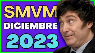 ✅ SMVM Diciembre 2023 para JUBILADOS ANSES Potenciar Trabajo Becas Progresar Desempleo Y AUH [upl. by Bolling642]