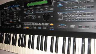 Roland E70 Demo Song nr2  Break It  Demo Music [upl. by Erret]