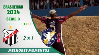 Anápolis 2 x 1 Retrô  série D 2024  Final primeiro  Melhores momentos  Futebol NORTISTA é aqui [upl. by Ociram]