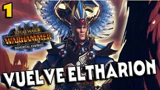 ELTHARION EL IMPLACABLE CAP 1 Total War WARHAMMER III🔴 DIRECTO colaboración de MayorceteGamingTV [upl. by Nyrahs]