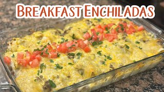 BREAKFAST ENCHILADAS Breakfast Casserole Breakfast recipe enchilada recipe easy casserole recipe [upl. by Fern]