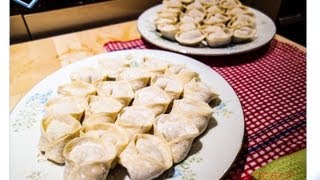 幸福芳程式簡單快速的水餃包法 How to make Dumpling [upl. by Ynehpets217]