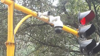 Good News  AI Based Traffic Light System Functional at Gangtok Now With High Resolution Cameras [upl. by Reivaz]