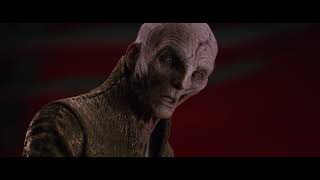 Star Wars The Last Jedi 2017 Snoke Confronts Kylo Ren Full HD 1080p [upl. by Sosna242]