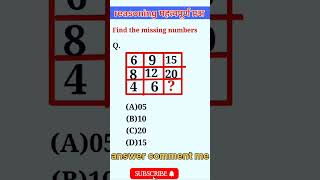 Reasoning। allexamination sscgd ralwayexames youtubeshorts [upl. by Iy]