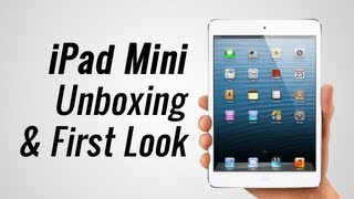 iPad Mini Unboxing And First Look [upl. by Ynamrej]