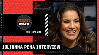 Whats next is defending my belt and taking Amanda Nunes 110 serious  Julianna Peña  ESPN MMA [upl. by Yeltnerb]