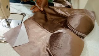 How to cut and sew an oversized corset dress step by step [upl. by Talbott558]