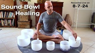 Sound Bowl Healing  45 Mins  8724  432hz SoundBowlHealing PeaceAndLove [upl. by Keir]