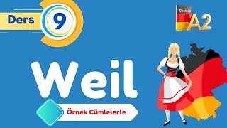 ONLINE ALMANCAYI BÖYLE ÖĞRENIN Weil bağlaçAlmanca öğrenmek  Deutsch [upl. by Citron197]