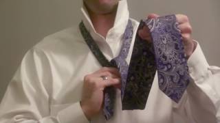 Wie Sie eine Krawatte binden Deutsch German How to Tie a Tie [upl. by Adnohsak367]