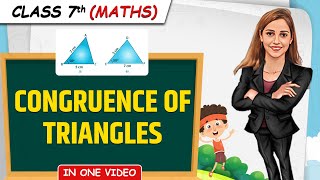 Congruence of Triangles  Full Chapter in 1 Video  Class 7th Maths  Junoon Batch [upl. by Blalock]