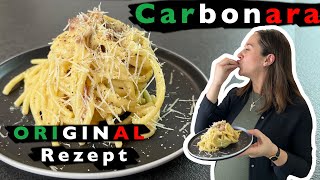 Carbonara  das 🇮🇹ORIGINAL🇮🇹 Rezept [upl. by Alig]