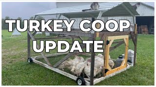 Securing Turkey Coop  Safety Updates  Broad Breasted Whites  Funny Farm Work Ep 63 [upl. by Atinomar546]