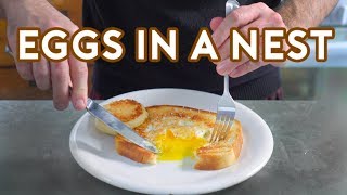 Binging with Babish Eggs in a Nest from Lots of Stuff [upl. by Yancy]