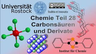 Chemie Teil 28 Carbonsäuren und Derivate [upl. by Lebar943]