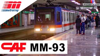 Metro de Monterrey  ¡Conoce el CAF MM93 de Metrorrey 🇪🇸 🚇 [upl. by Alberik681]