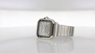 Cartier Santos Ref WSSA0037  4072 [upl. by Eiralc]