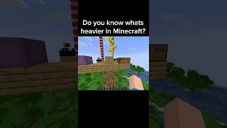 What is Heavier in Minecraft [upl. by Marsden446]