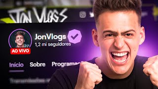 Jon Vlogs Descobre Que foi VERIFICADO Ao Vivo [upl. by Flita]