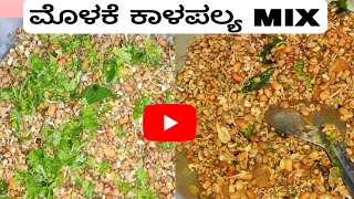 ಮೊಳಕೆ ಕಾಳಪಲ್ಯ MIX😋😋 Molake kaalu palya in KannadaMolake hesaru kaalu palyamolake kaalu recipe [upl. by Oilasor]