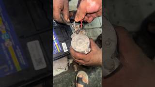 Starter Motor Checking Without Car  How To Check Starter Motor  youtube mechanic automobile [upl. by Carroll]