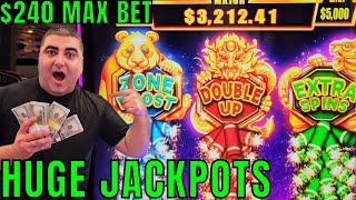 240 Max Bet POWERFUL JACKPOT On New Slot Machine [upl. by Assila]