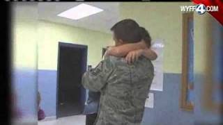 Soldiers homecoming surprises daughter [upl. by Llerrit]