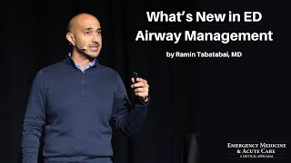 What’s New in ED Airway Management  The EM amp Acute Care Course [upl. by Innoj]