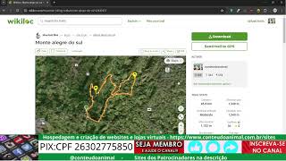 wikiloc como usar mapas 3D em trilhas postadas [upl. by Kohler509]