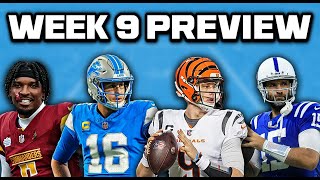 NFL Week 9 Preview [upl. by Ally]