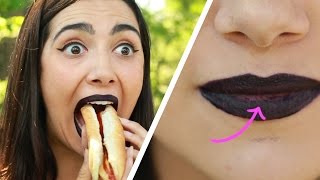 The Ultimate Lipstick Vs Food Test [upl. by Pitts644]