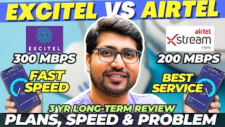 Exposed Excitel Broadband Reviews  Excitel Broadband Plans 2024🔥Excitel VS Airtel Broadband [upl. by Leeban398]