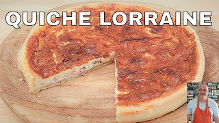 Comment faire la quiche lorraine très rapidement et facilement [upl. by Aiekram260]