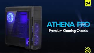 Premium Gaming Chassis Athena and Athena Pro  Zebronics [upl. by Kemeny]