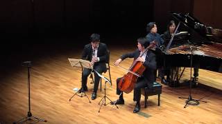 Han Kim plays Brahms Trio in A Minor for Clarinet Cello and Piano Op114 [upl. by Chon55]