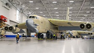 Inside US Air Force Largest Facility Restoring Broken B52 Bomber [upl. by Roger]