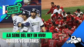 Diablos Rojos del México vs Sultanes de Monterrey EN VIVO  La Serie del Rey  Directo al Vestidor [upl. by Jahdiel]