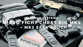 SPIRITUS SYSTEMS MK4 CHEST RIG  MK3 SACK POUCH [upl. by Netsyrk]