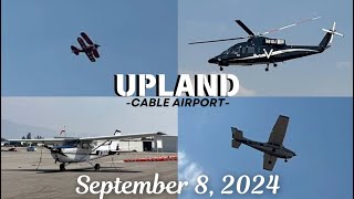 9824 Upland Cable Airport Planespotting [upl. by Ozne]