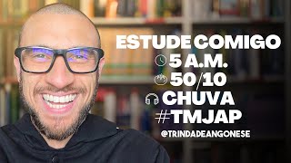 220  Estude comigo 2 horas para Concursos Públicos 🕔 57 AM  🍅 5010  🎧 Chuva  TMJAP [upl. by Akered]