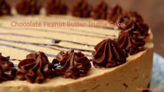 Chocolate Peanut Butter Truffle Cake [upl. by Narud595]