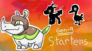 Creating My Fakemon Region  Starters  My Gen 9 [upl. by Yobybab]