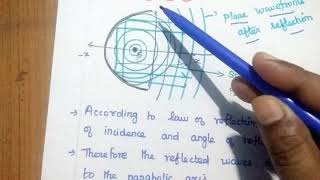 Parabolic Reflector Antenna  Working Principle Characteristics and Applications [upl. by Lyrehc]