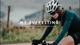 EVERESTING Climbing 8848m 29000ft amp Strava Legending [upl. by Hyams]