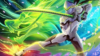 鬥陣特工 源氏 龍刃 4k動態音樂壁紙 Overwatch Dragon Blade Genji 4k Dynamic Music Wallpaper WallpaperEngine 桌布引擎 [upl. by Ardnuhsal]