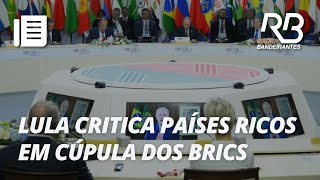 Cúpula dos BRICS Lula cita insensatez de ataques em Gaza  Bandeirantes Acontece [upl. by Plumbo]