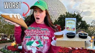 EPCOT Festival Of The Holidays 2024 WORST amp BEST Food Review At Walt Disney World [upl. by Imis]